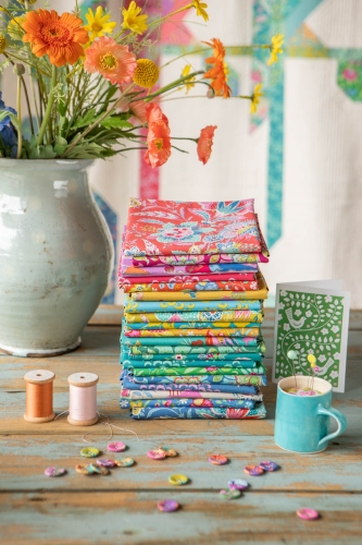 Tilda Patchwork Stoff Baumwolle - Abloom Sky